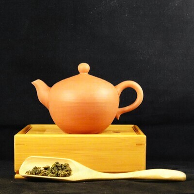 Small Zen Garden Teapot - Pomegranate Red