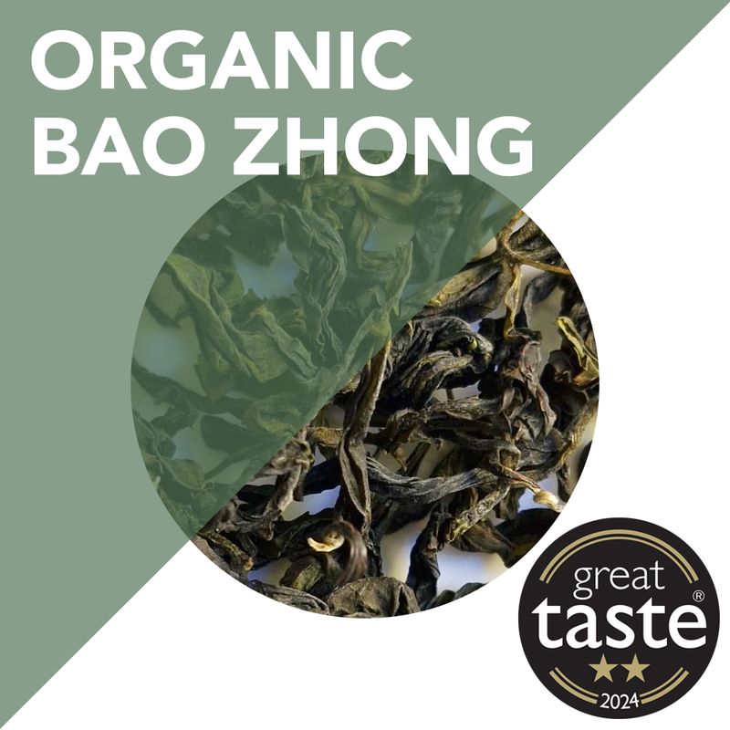 Organic Handpicked Pouchong - Bao Zhong Oolong Tea -from a Buddhist farm charity