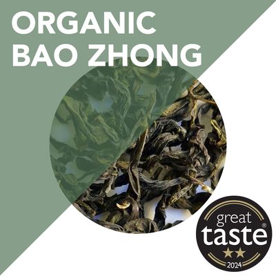 Organic Handpicked Pouchong - Bao Zhong Oolong Tea -from a Buddhist farm charity