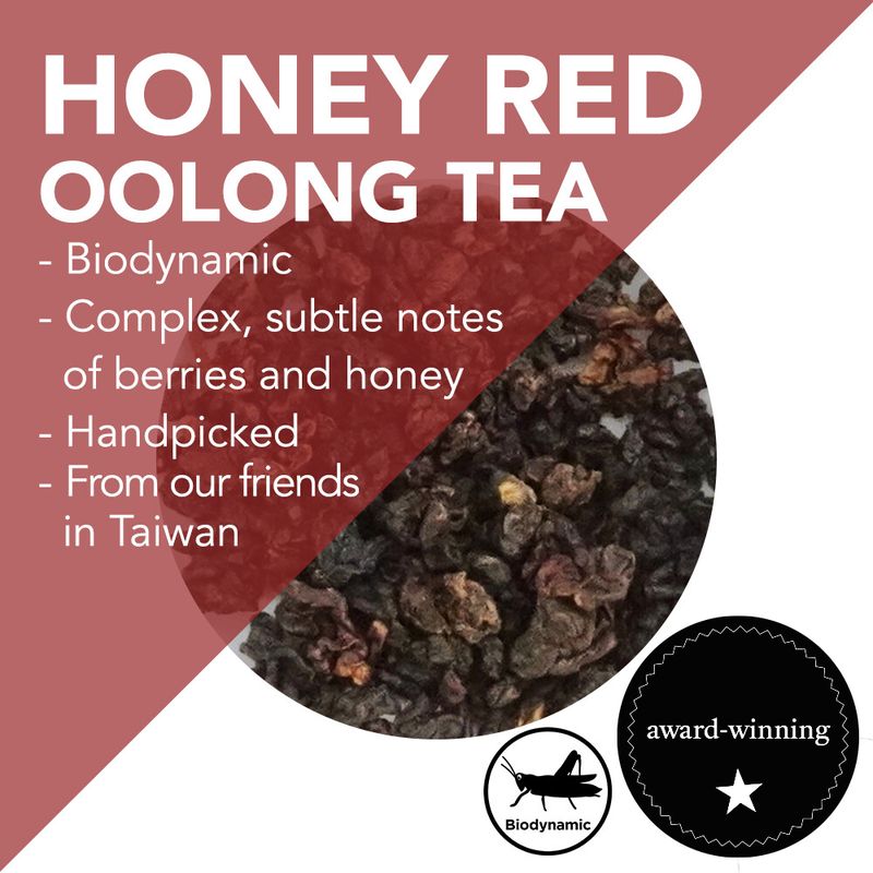 *Award-Winning* Honey Red Oolong - Handpicked - Winter Harvest