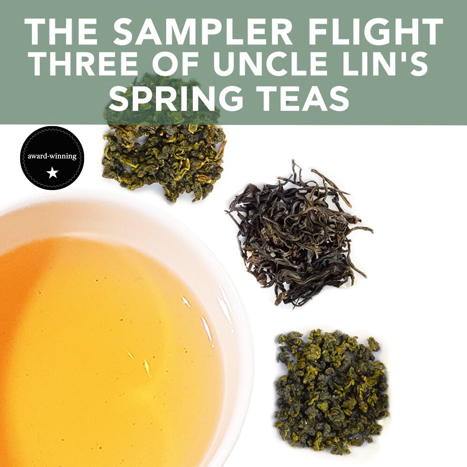 From Our Farms Gift Set:  Three Uncle Lin's Spring Teas