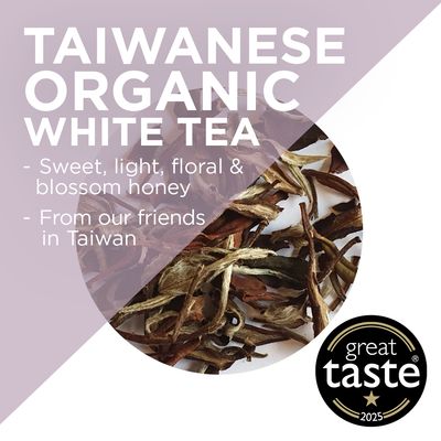 *Rare* Taiwanese Organic White Tea - from a Buddhist farm charity