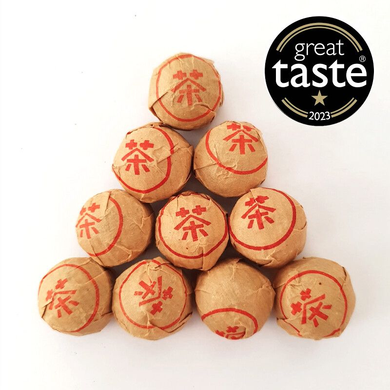 Award-Winning 25-year Aged Puer Tuocha - Yellow Paper