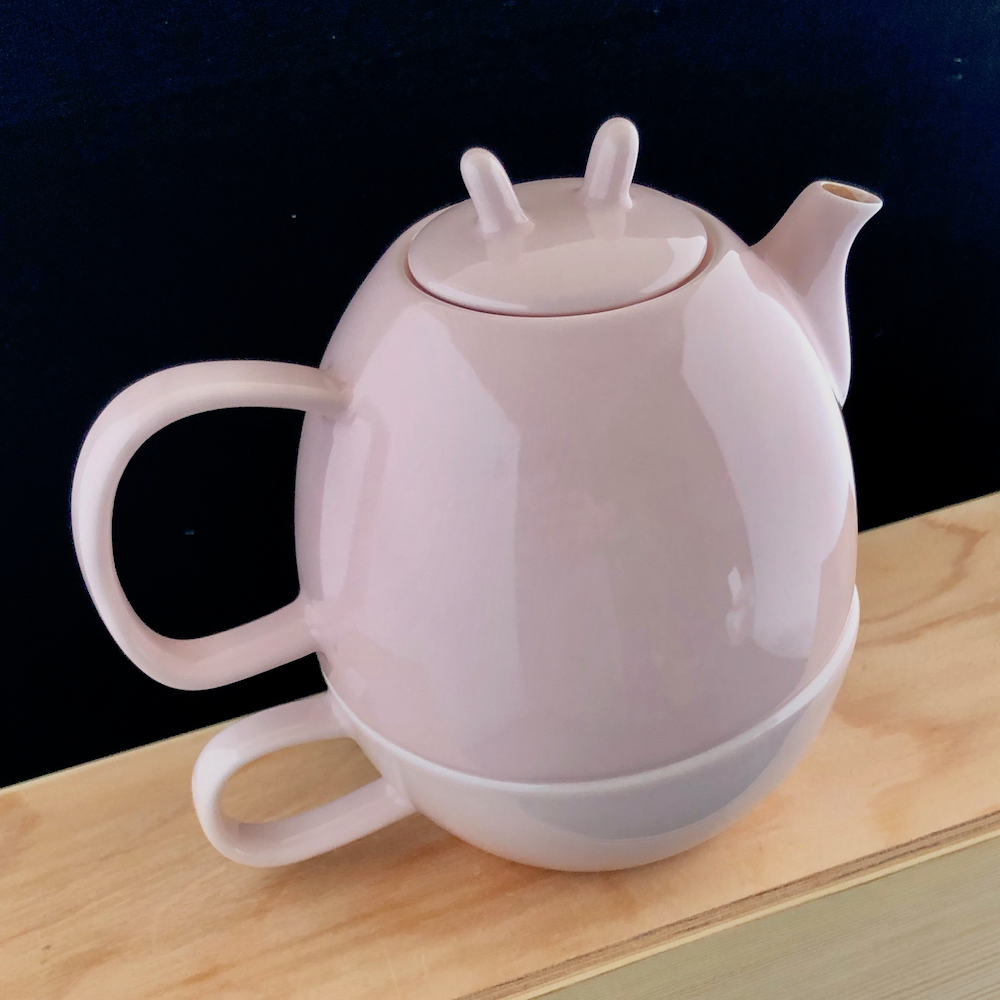 Cute Bunny Rabbit Teapot and Cup Set - three colours