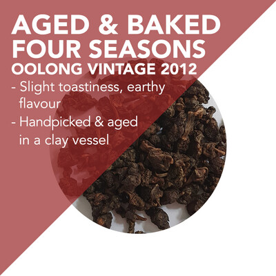 **Aged and Baked Four Seasons Oolong - Vintage 2012